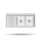 سینک پرنیان استیل مدل Ps 1216 توکار