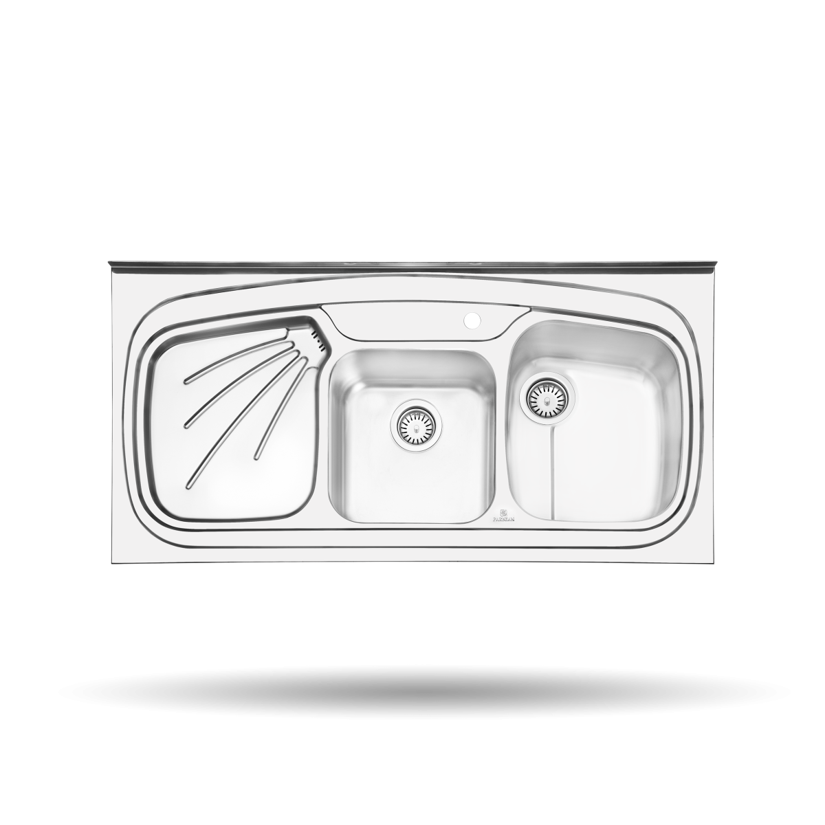 سینک پرنیان استیل مدل سینک PS1107 روکار