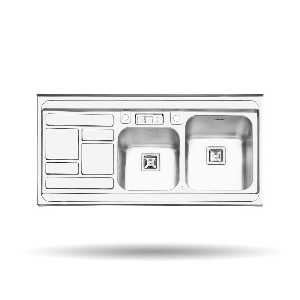 سینک پرنیان استیل مدل سینک PS1111 روکار