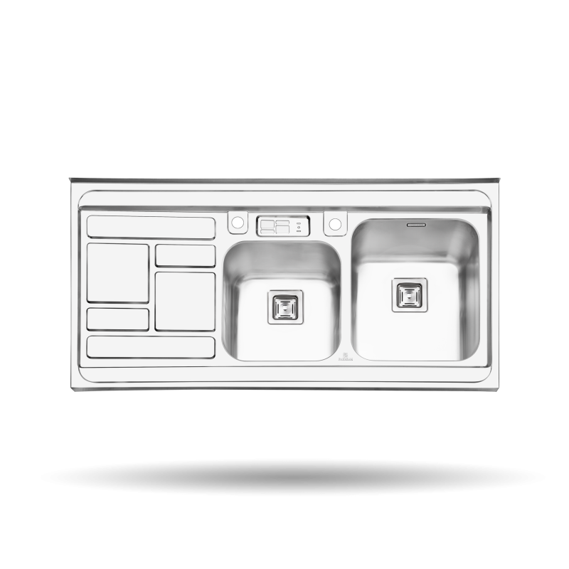 سینک پرنیان استیل مدل سینک PS1111 روکار
