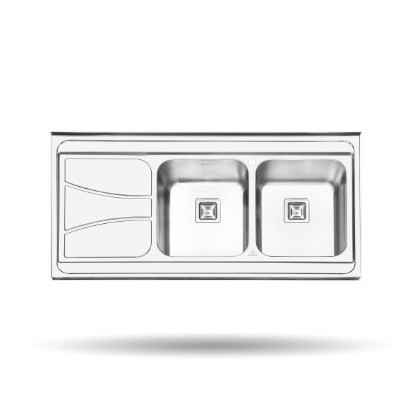 سینک پرنیان استیل مدل PS1112 روکار