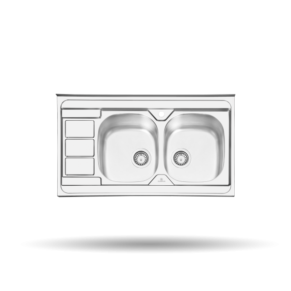 سینک پرنیان استیل مدل سینک PS1117 روکار