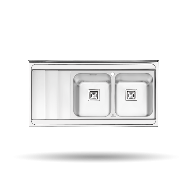 سینک پرنیان استیل مدل سینک PS1121 روکار