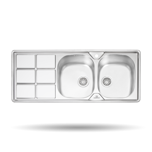 سینک پرنیان استیل مدل Ps 1224 توکار