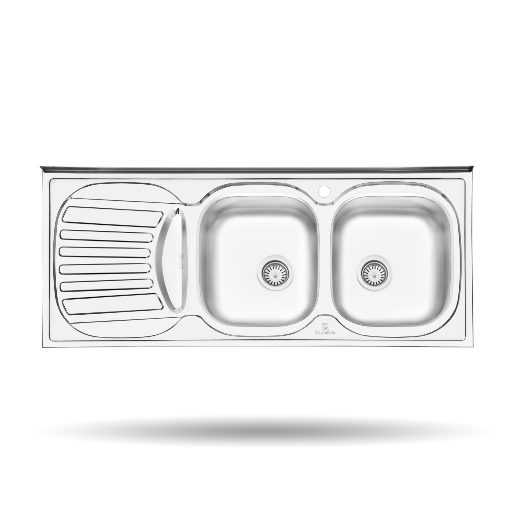 سینک پرنیان استیل مدل سینک PS2106 روکار
