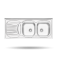 سینک پرنیان استیل مدل سینک PS2106 روکار