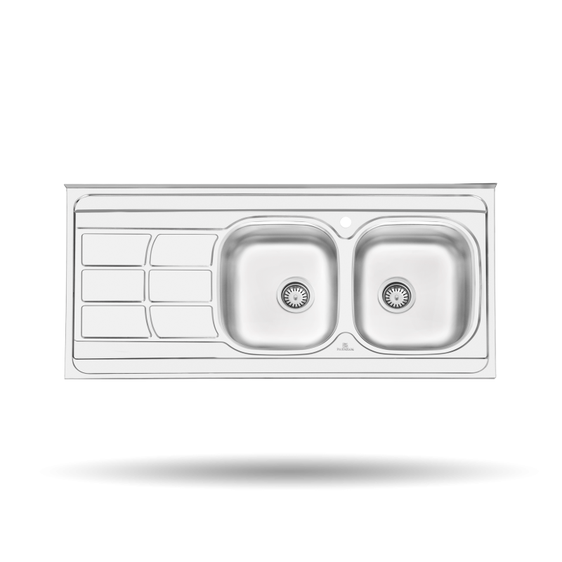 سینک پرنیان استیل مدل سینک PS2109 روکار