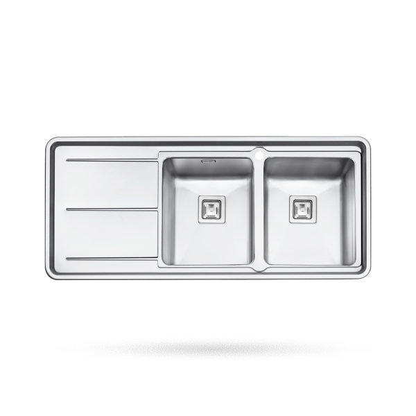 سینک پرنیان استیل مدل Ps 1225 توکار